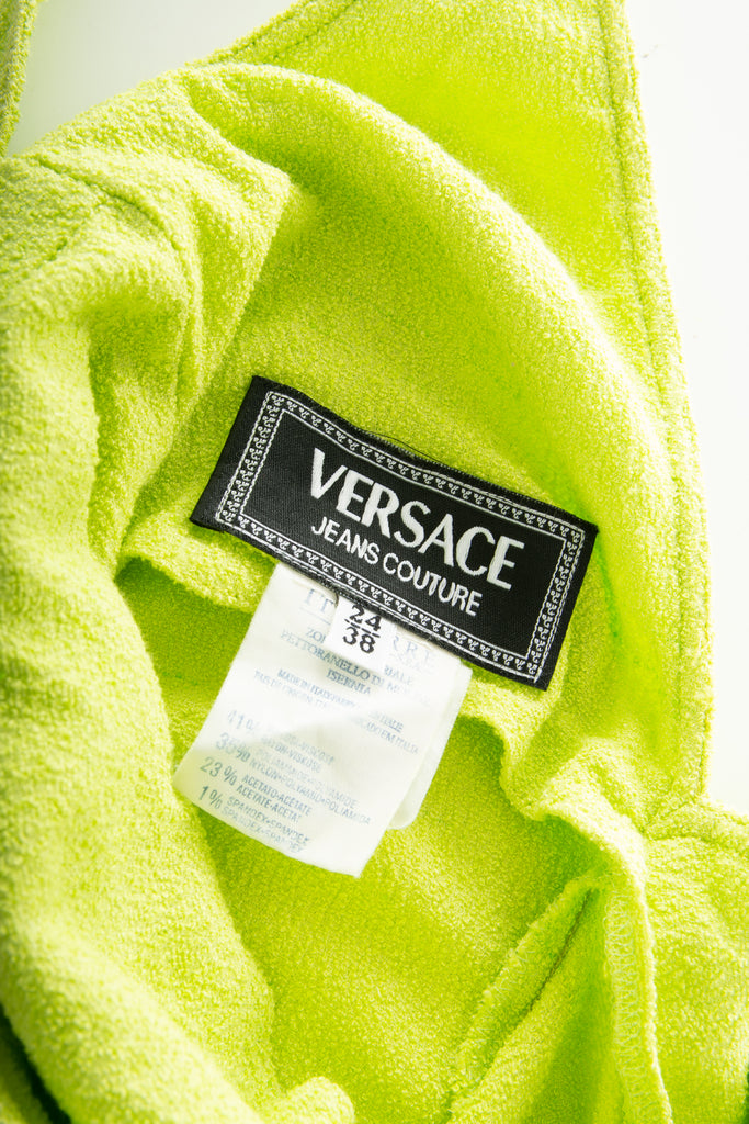Versace Medusa Dress in Green - irvrsbl