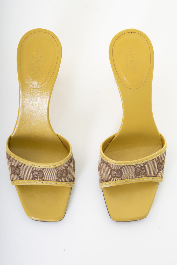 Gucci Monogram Heels 36.5 - irvrsbl
