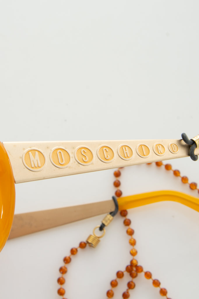 Moschino Orange Logo Sunglasses - irvrsbl