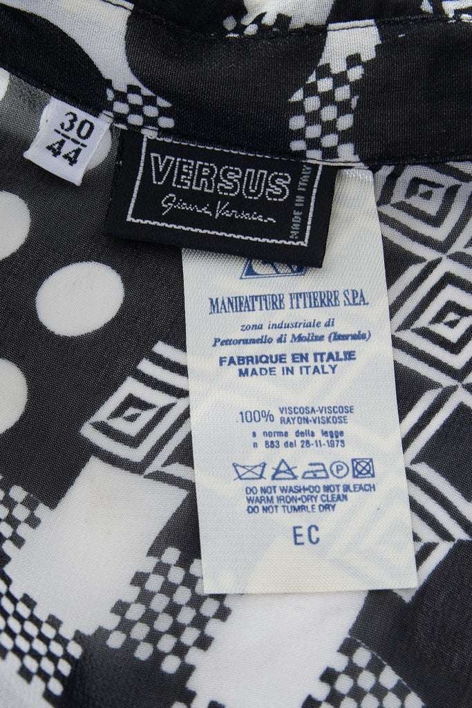 Versace Sheer Cropped Shirt - irvrsbl