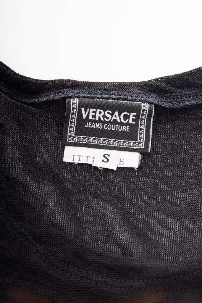 Versace Sheer Medusa Top - irvrsbl
