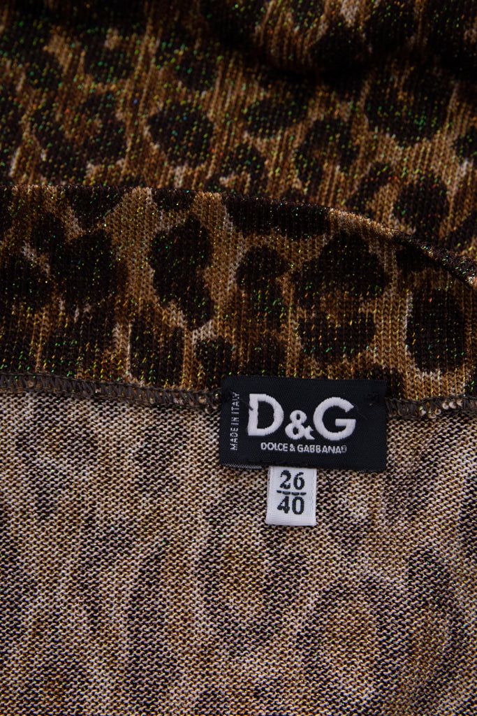 Dolce and Gabbana Glitter Halter Dress - irvrsbl