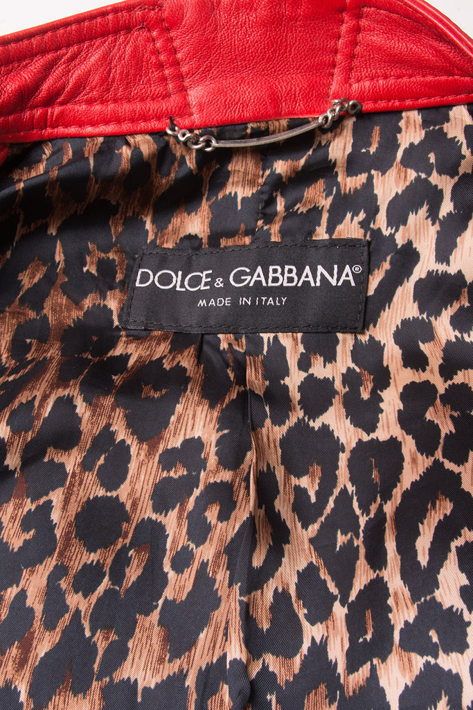 Dolce and Gabbana Moto Leather Jacket - irvrsbl