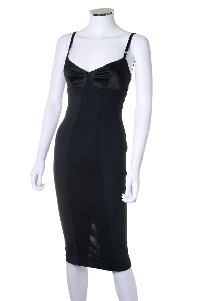 Dolce and Gabbana Black Bustier Dress - irvrsbl