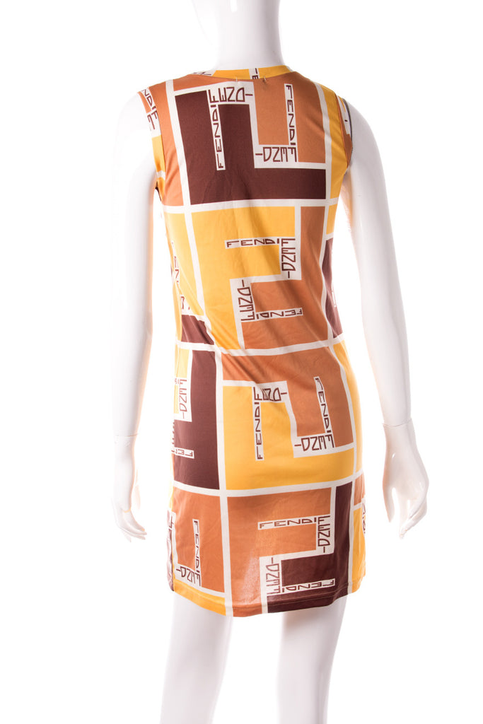 Fendi Allover Logo Print Dress - irvrsbl