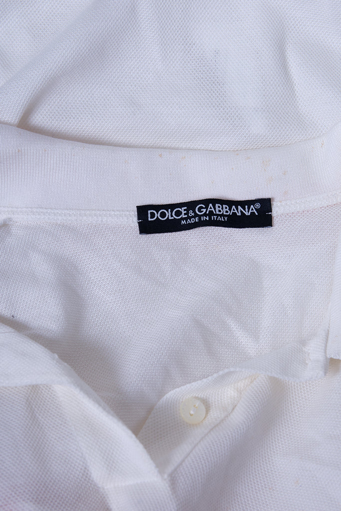 Dolce and Gabbana Sequin Polo Top - irvrsbl