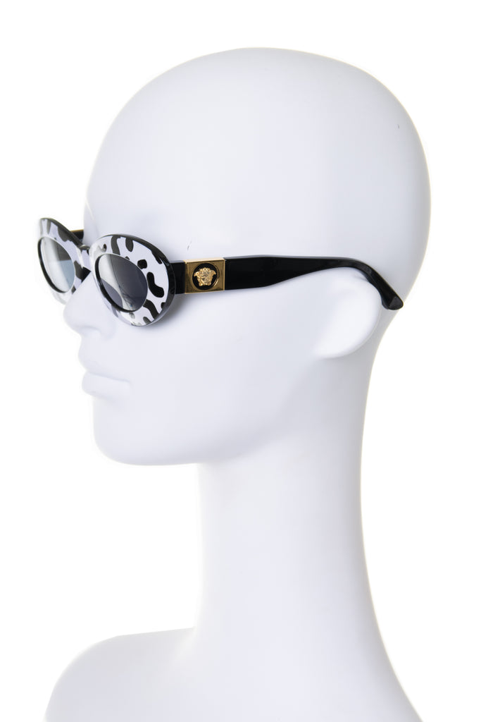 VersaceDalmatian Print Sunglasses- irvrsbl