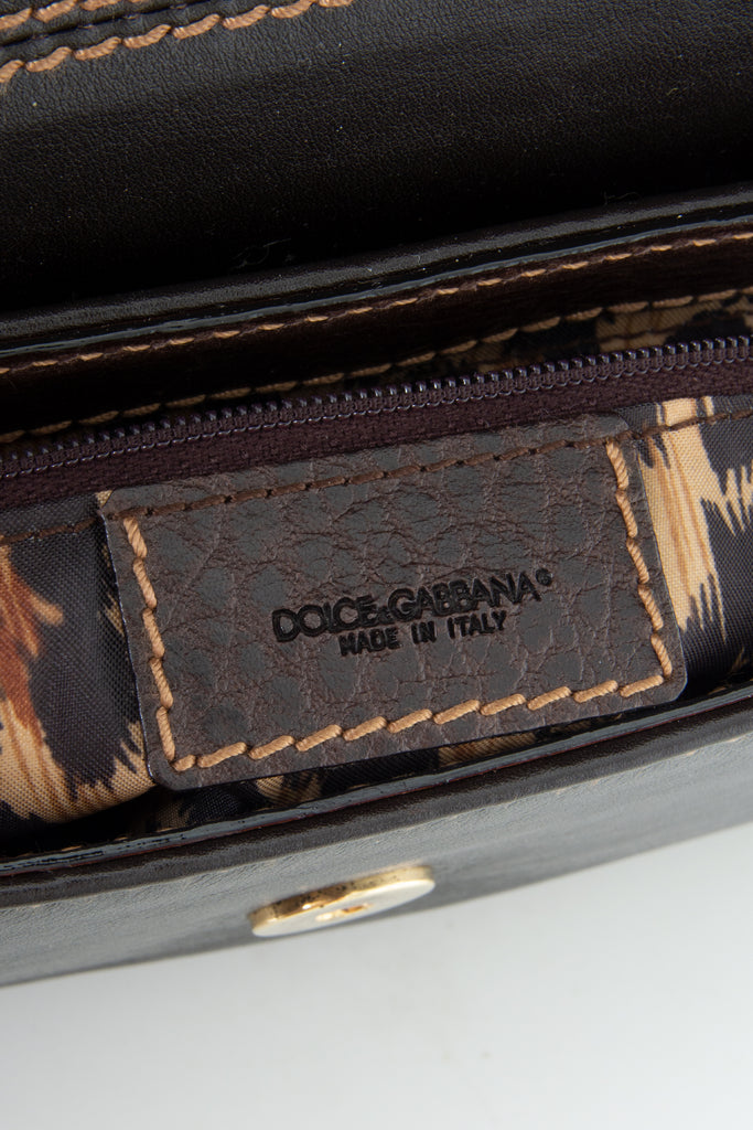 Dolce and Gabbana Brown Shoulder Bag - irvrsbl