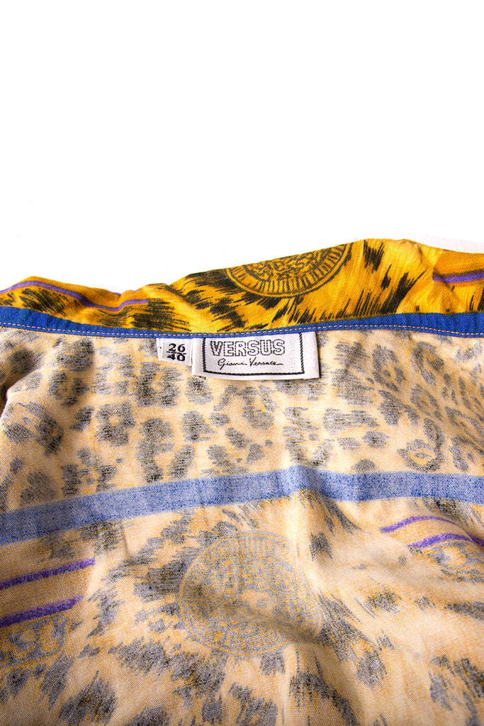 Versace Versus Leopard Print Shirt - irvrsbl