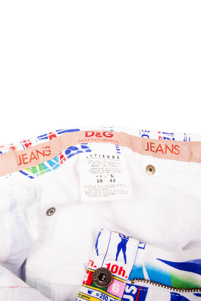 Dolce and Gabbana Laundry Powder Jeans - irvrsbl