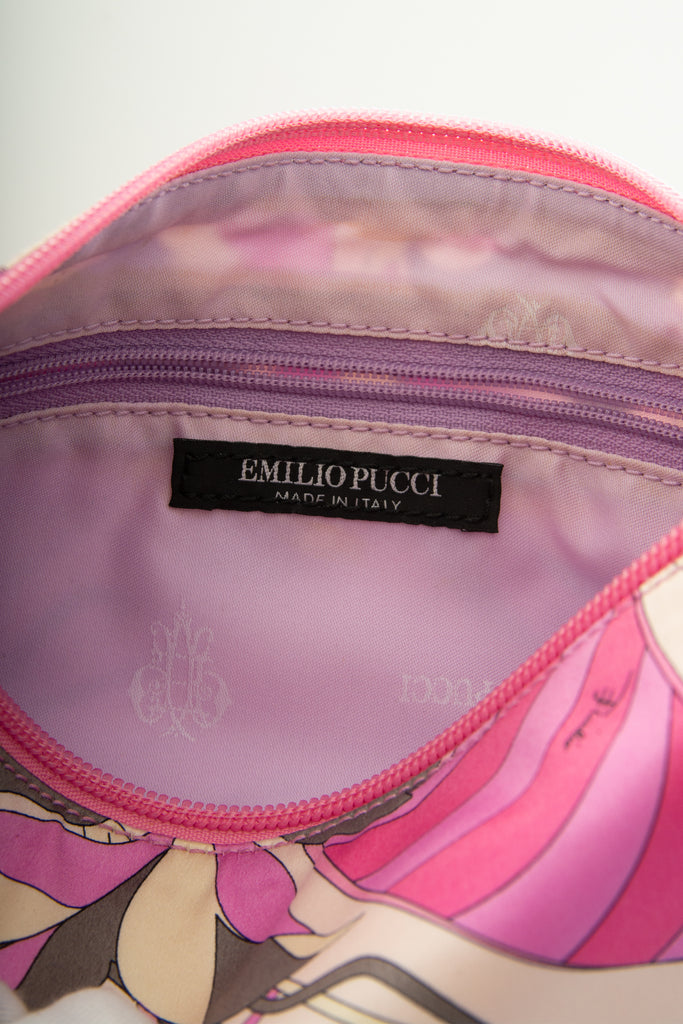 Emilio PucciSatin Bag with Beaded Handle- irvrsbl