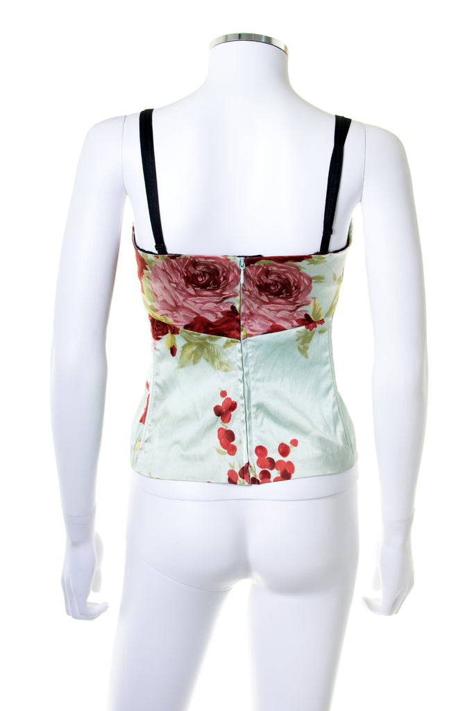 Dolce and Gabbana Floral Bustier - irvrsbl