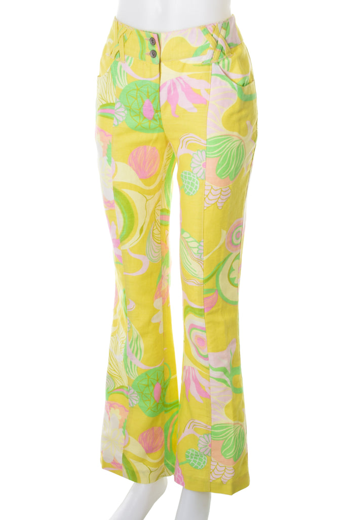 Dolce and GabbanaNeon Floral Pants- irvrsbl