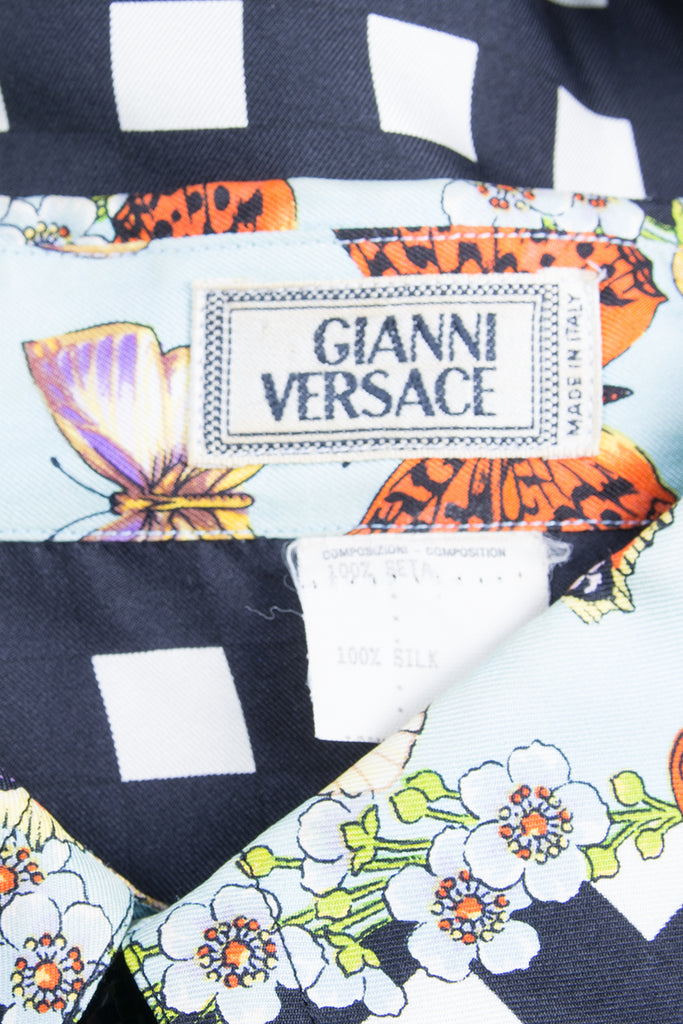 Versace 1995 Silk Butterfly Shirt - irvrsbl