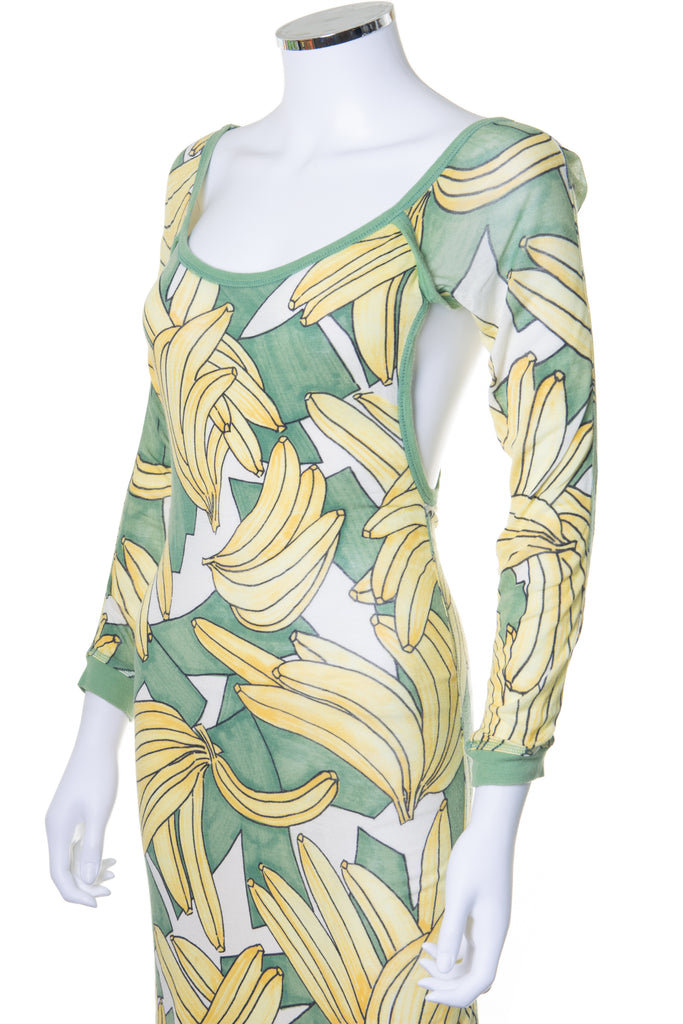 Chloe Banana Print Dress - irvrsbl