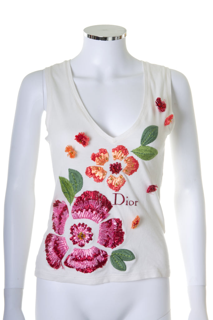 Christian Dior Floral Top - irvrsbl