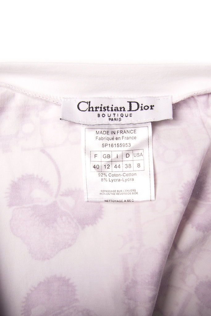Christian Dior Pink Monogram Zip Up Top - irvrsbl