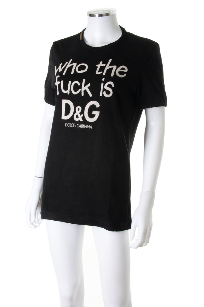 Dolce and GabbanaWho is D&G Tshirt- irvrsbl