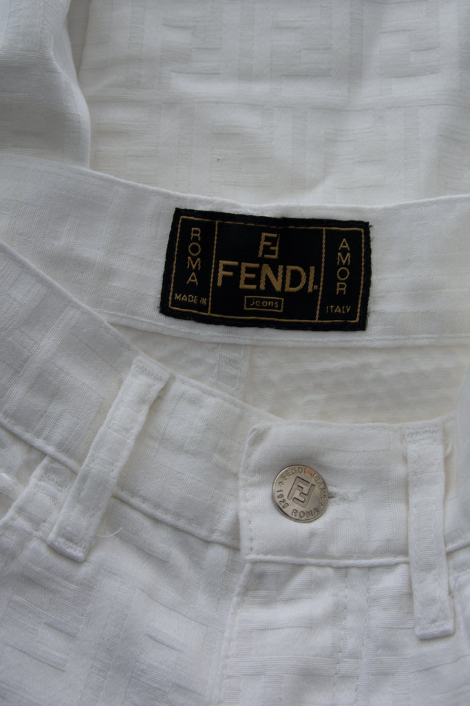 Fendi Sequin Monogram Jeans - irvrsbl