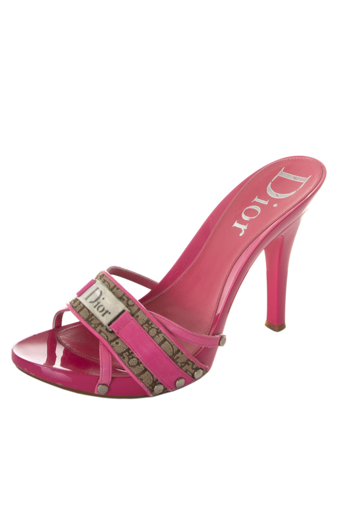 Christian Dior Pink Monogram Heels - irvrsbl