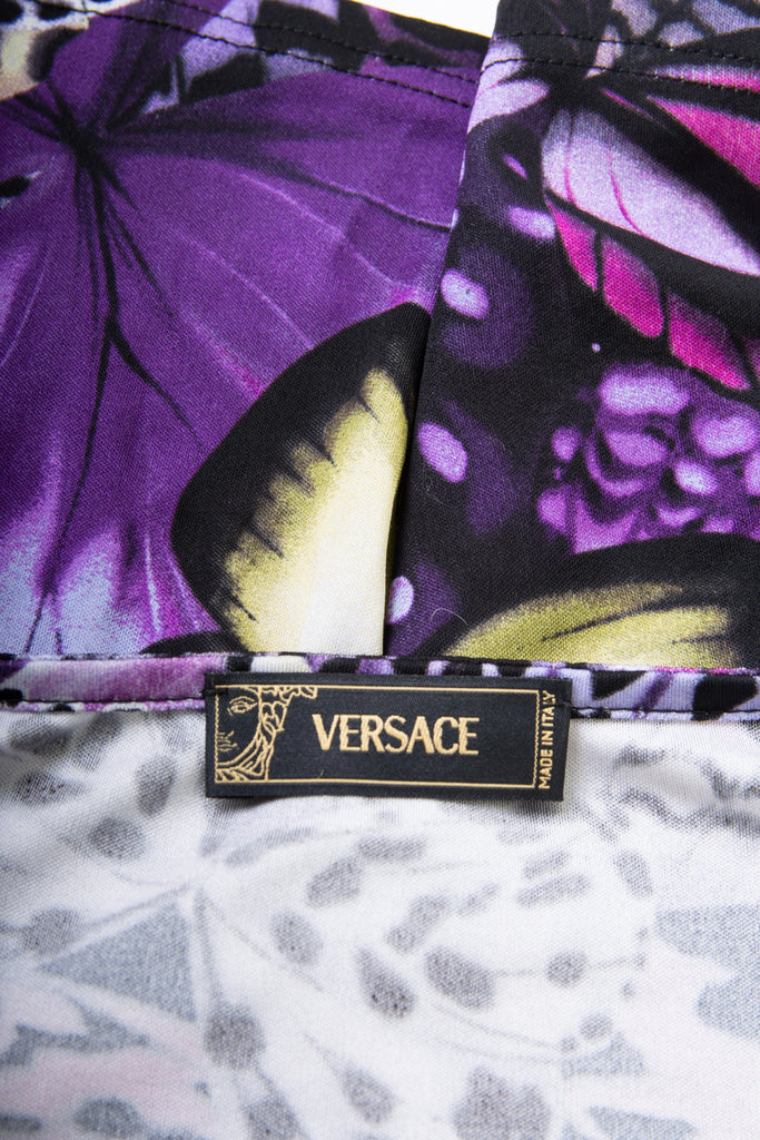 Versace Butterfly Print Top - irvrsbl