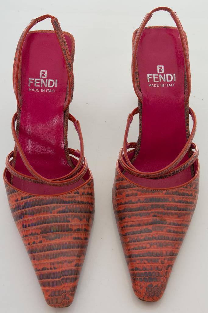 Fendi Iridescent Heels 36 - irvrsbl