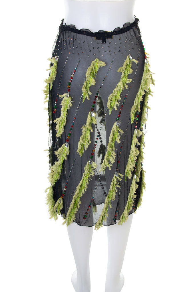 Fendi Sheer Beaded Skirt - irvrsbl