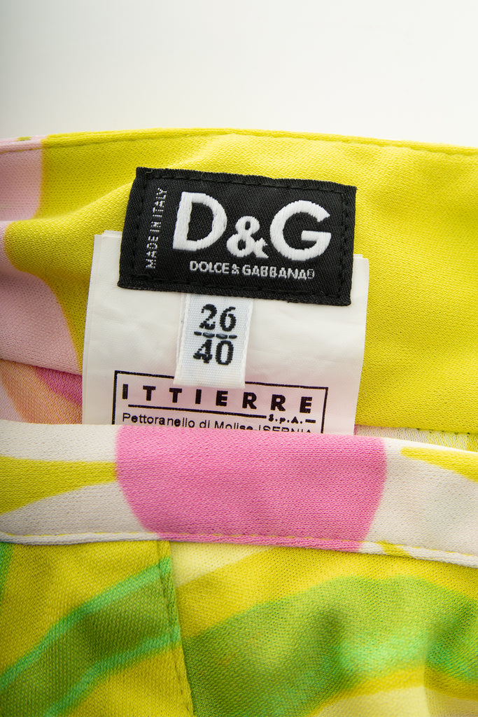 Dolce and GabbanaNeon Halter Dress- irvrsbl