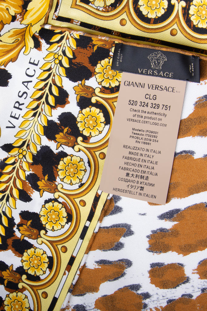 Versace Baroque Silk Scarf - irvrsbl