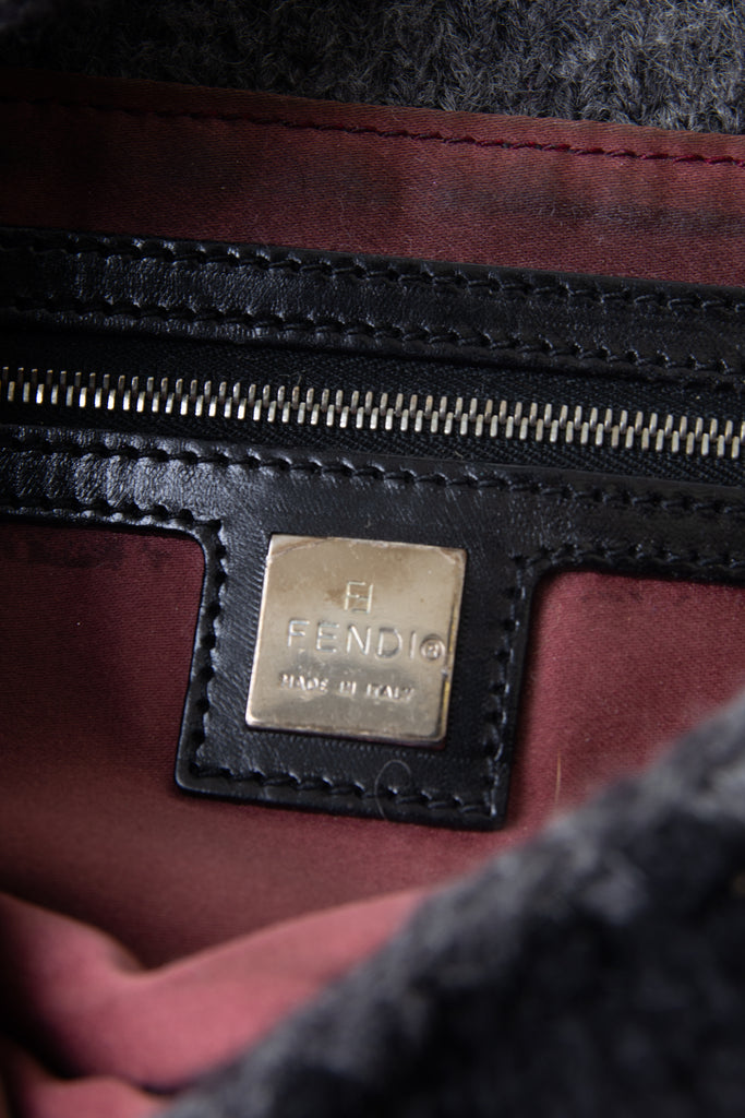 Fendi Knit Baguette Handbag - irvrsbl