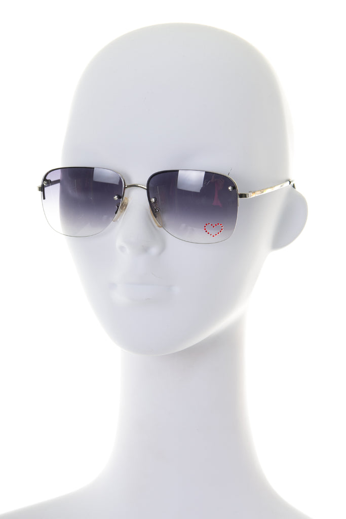 Chloe Heart Strass Sunglasses - irvrsbl