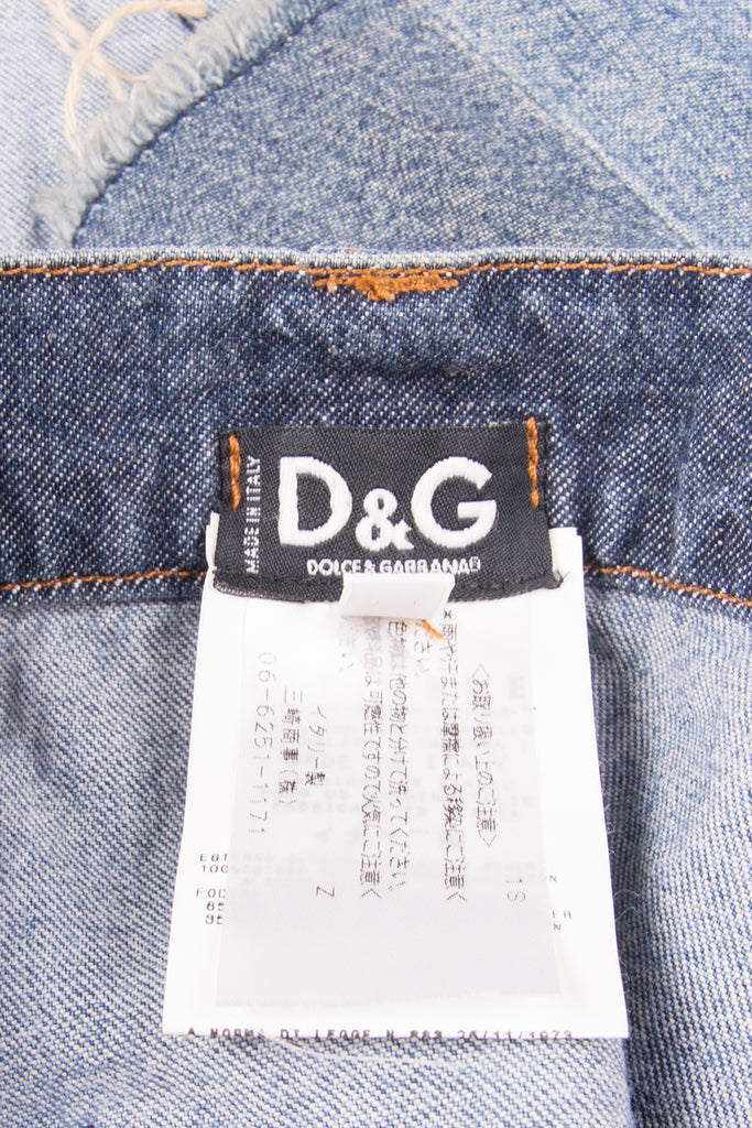Dolce and Gabbana Denim Patchwork Skirt - irvrsbl