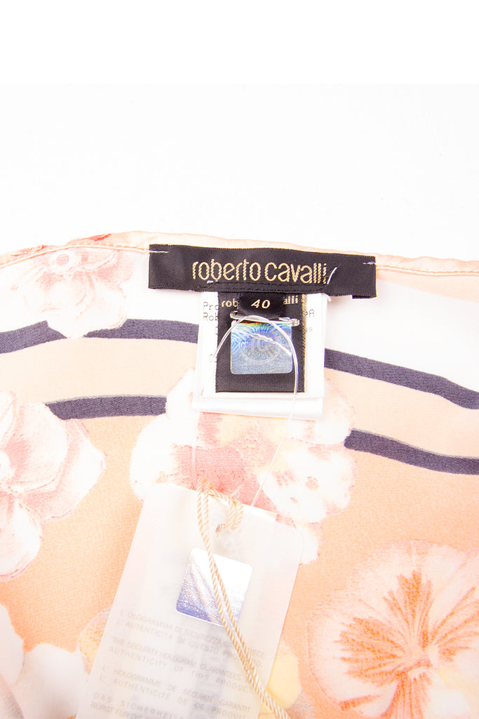 Roberto Cavalli Silk Scarf Top - irvrsbl
