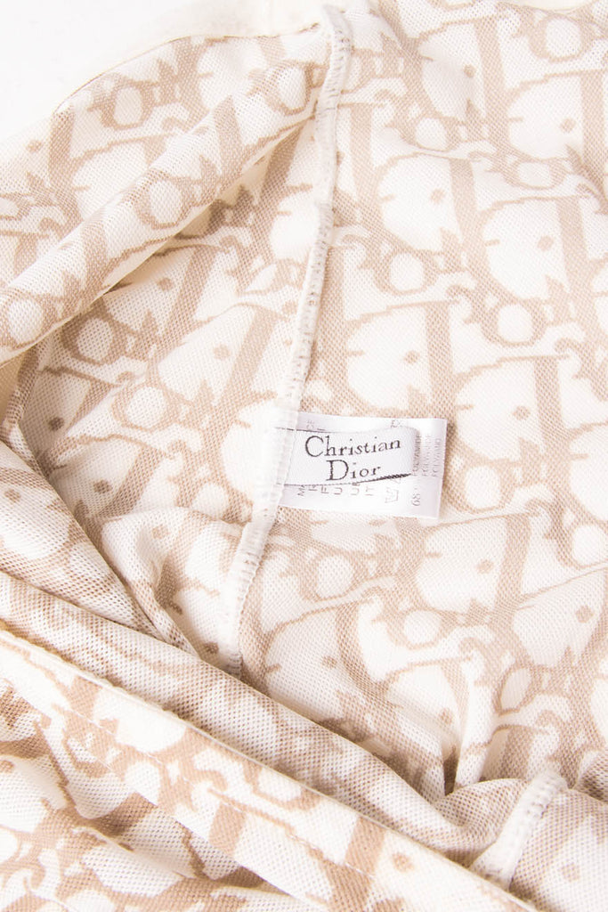 Christian Dior Sheer Monogram Print Dress - irvrsbl