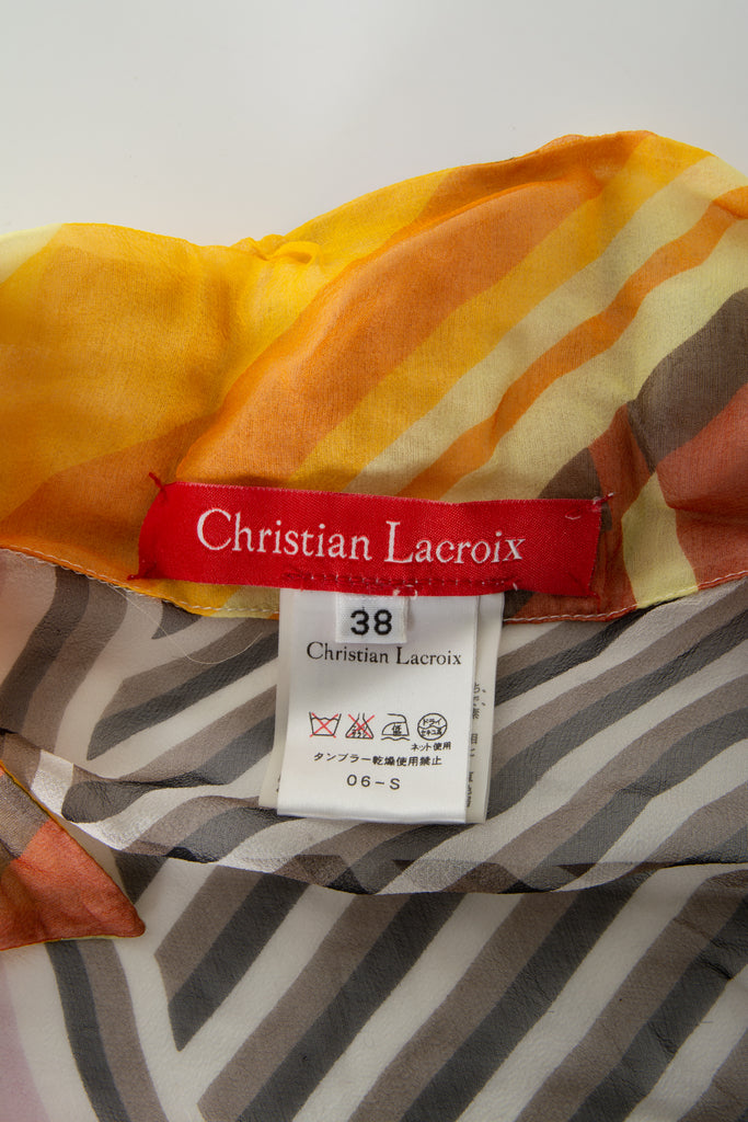 Christian Lacroix Chiffon Blouse - irvrsbl