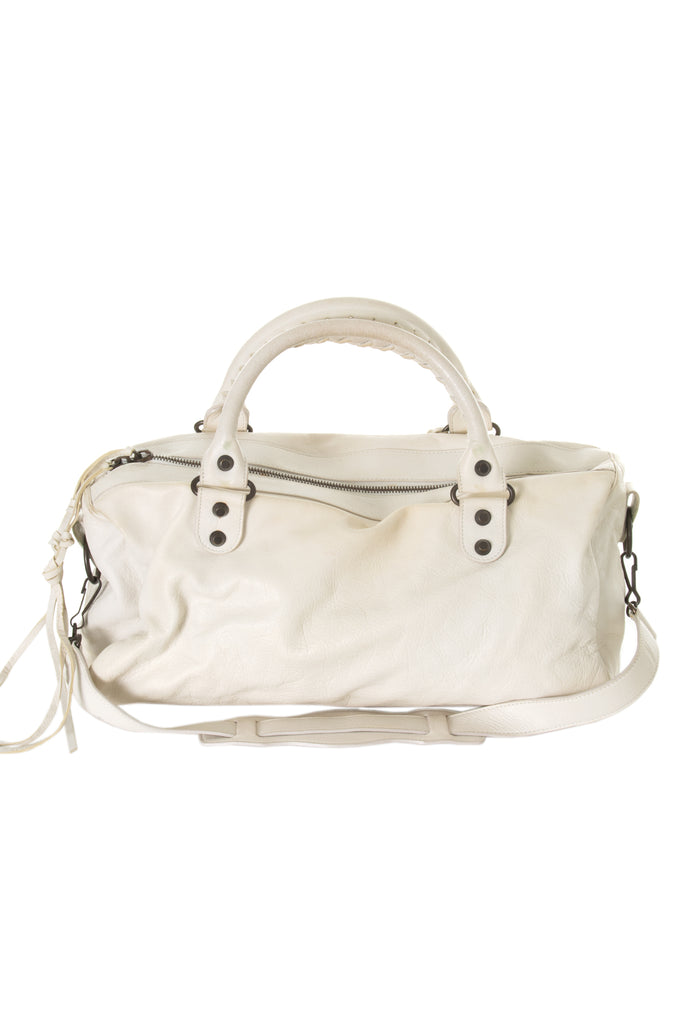 Balenciaga Twiggy Bag in White - irvrsbl