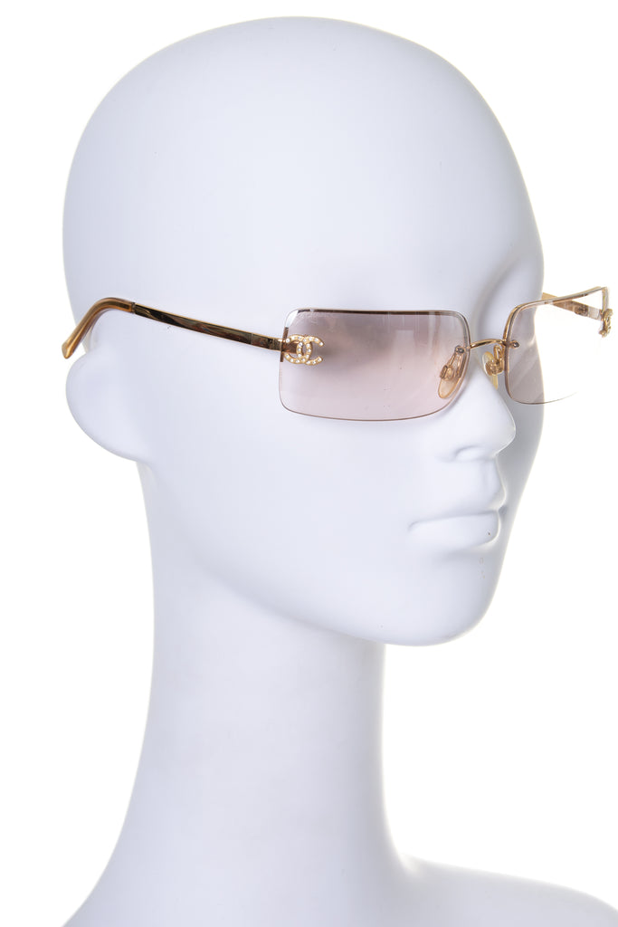 Chanel Crystal Sunglasses - irvrsbl