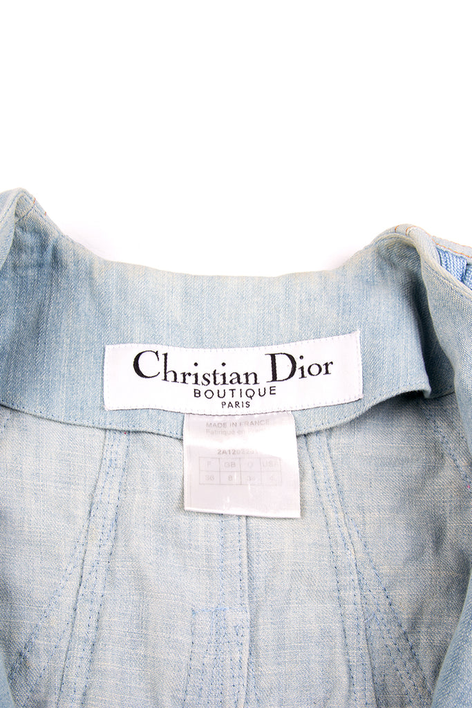 Christian Dior Lace Up Denim Jacket - irvrsbl