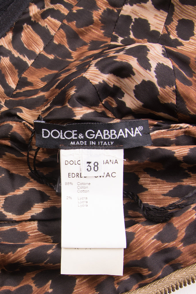 Dolce and Gabbana Corduroy Bustier Dress - irvrsbl