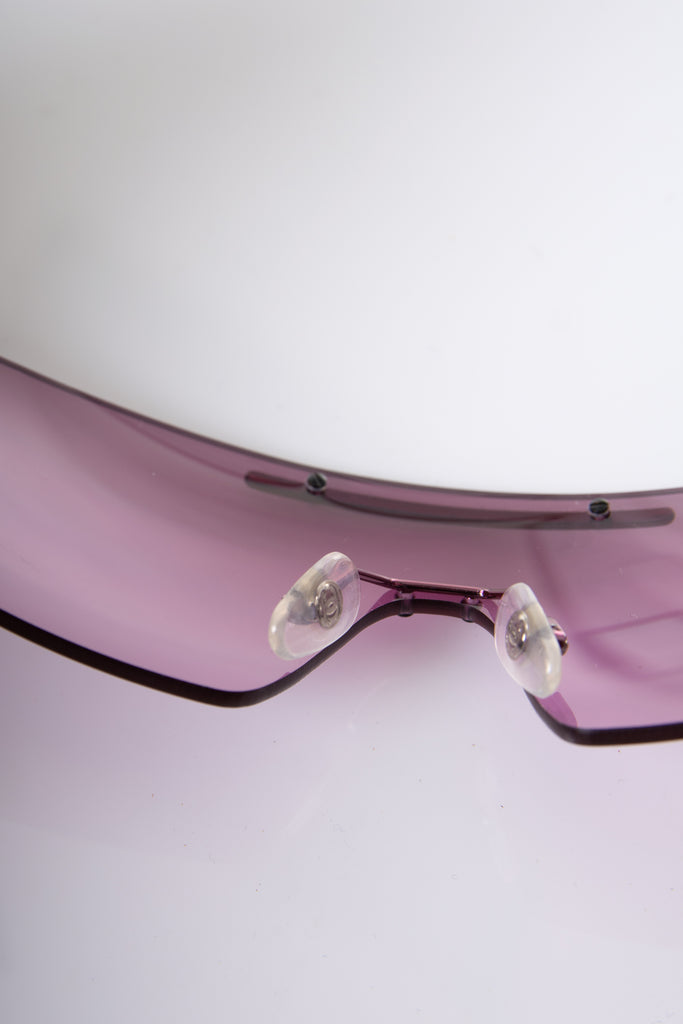 Chanel Crystal Shield Sunglasses - irvrsbl