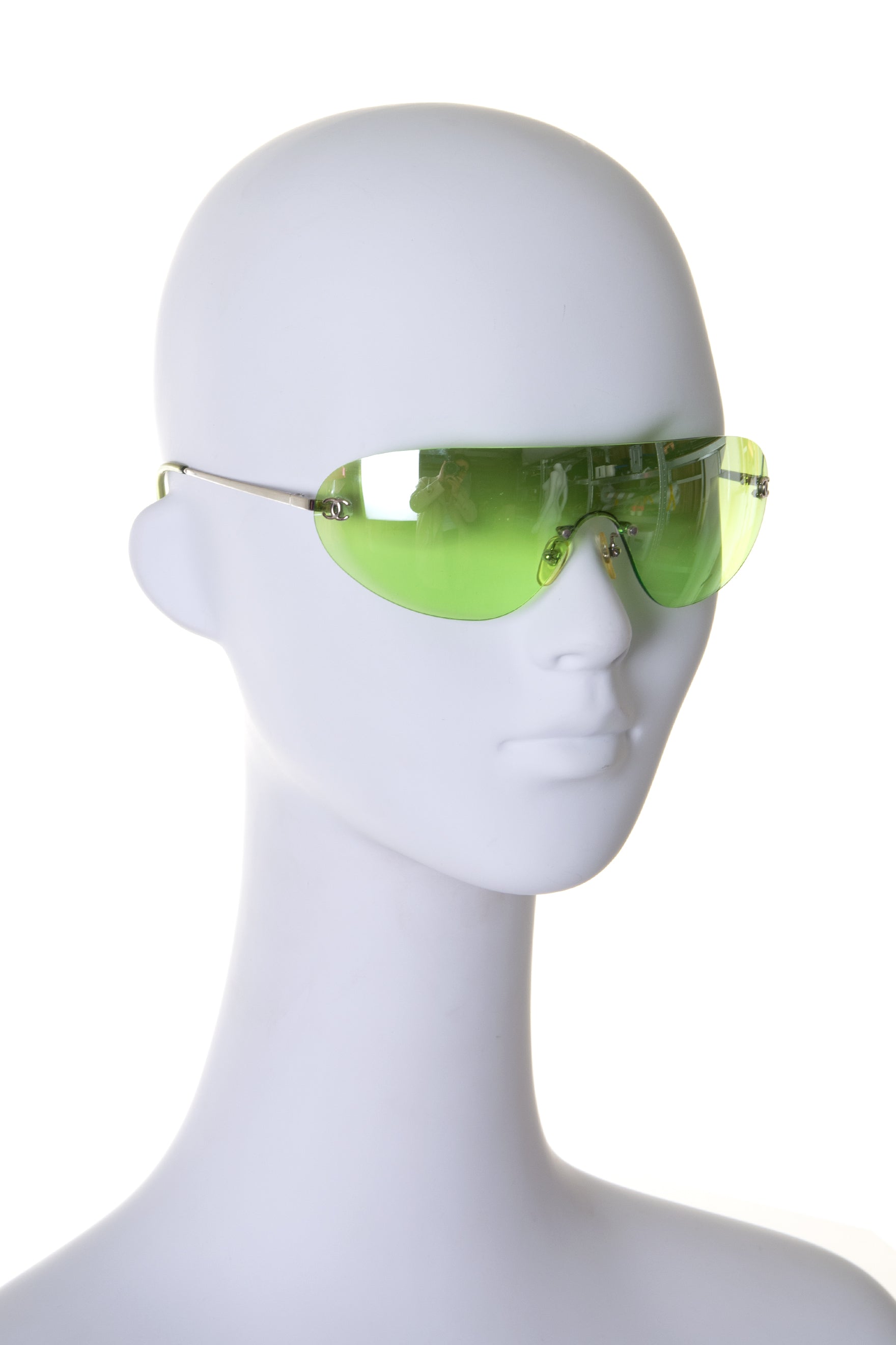 Chanel Rimless CC Sunglasses - Green Sunglasses, Accessories - CHA156166