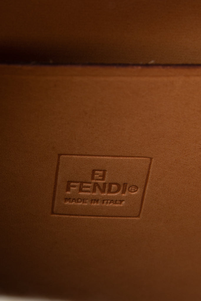 Fendi Mini Cream Monogram Handbag - irvrsbl