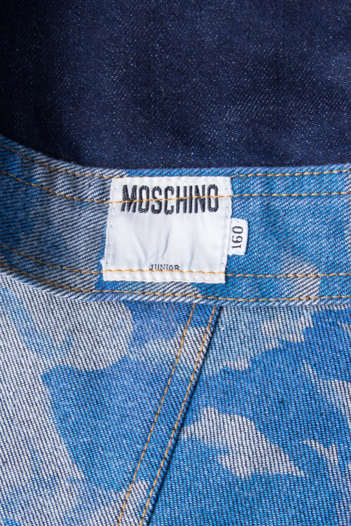 Moschino Cloud Print Denim Jacket - irvrsbl