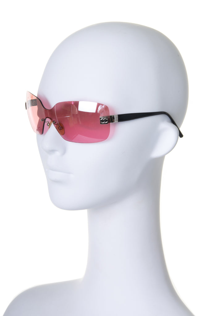 Chanel Rimless Shield Sunglasses - irvrsbl