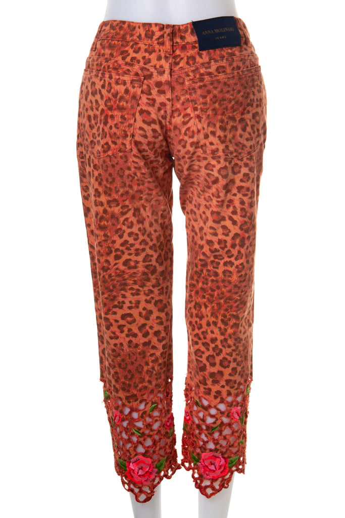 Anna Molinari Animal Print Jeans - irvrsbl