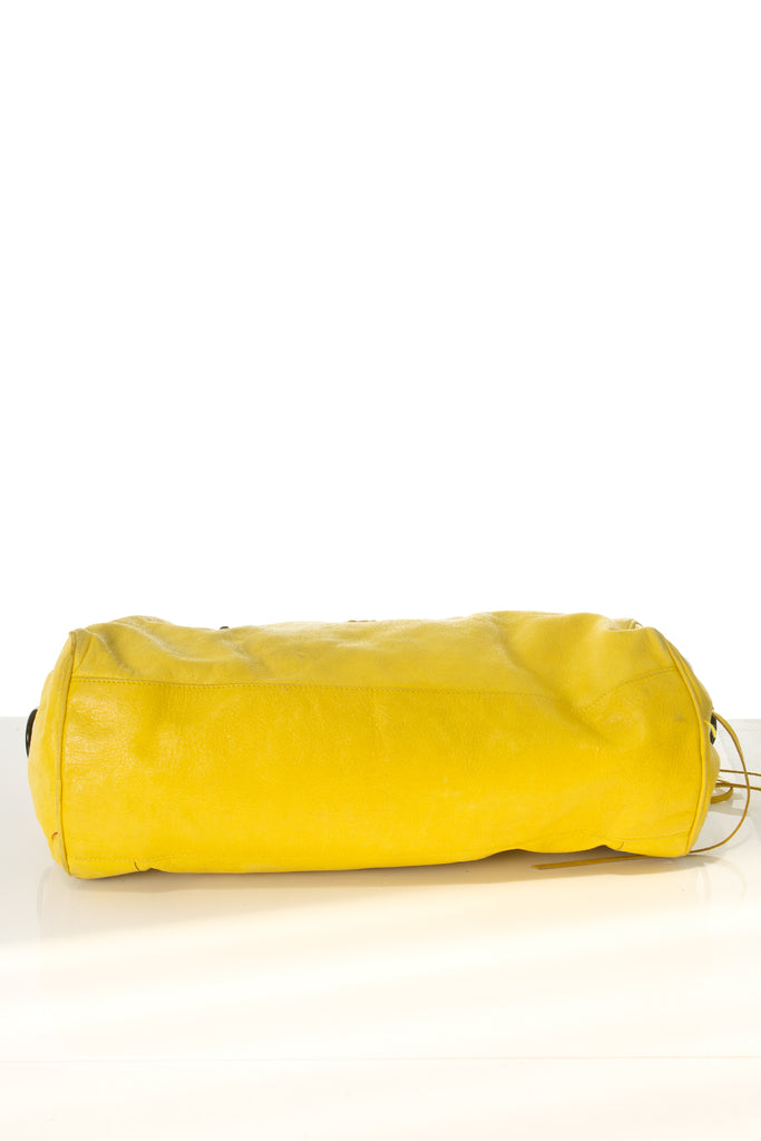 Balenciaga Motorcycle Bag in Yellow - irvrsbl