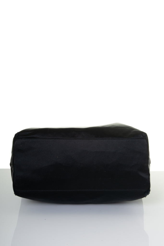 PradaSatin Bag with Acrylic Handle- irvrsbl