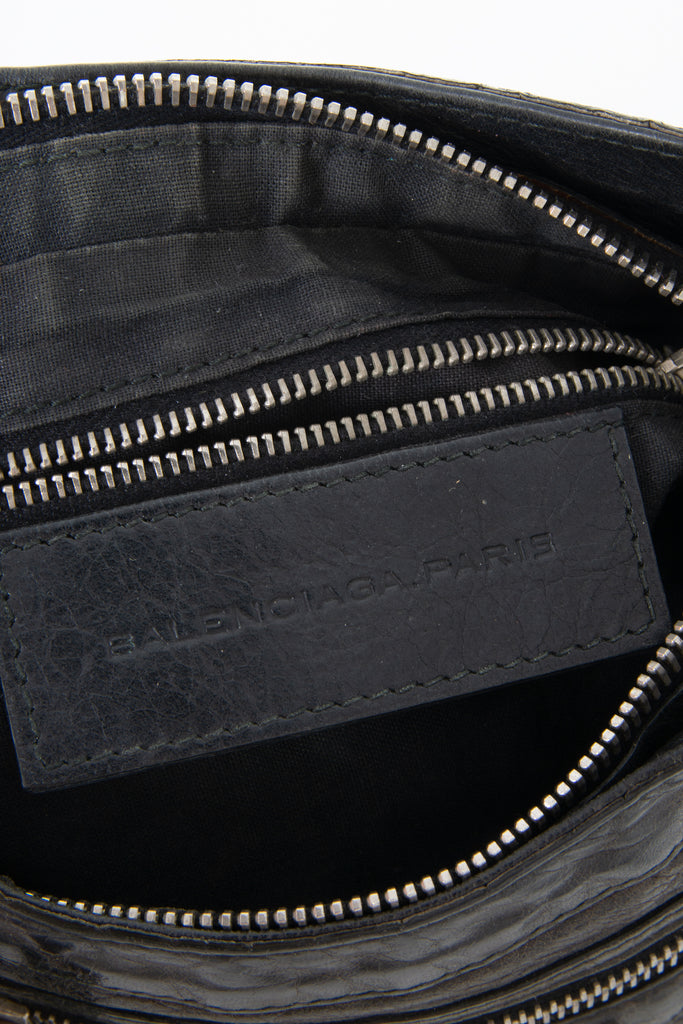 BalenciagaHip Motorcycle Bag in Black- irvrsbl