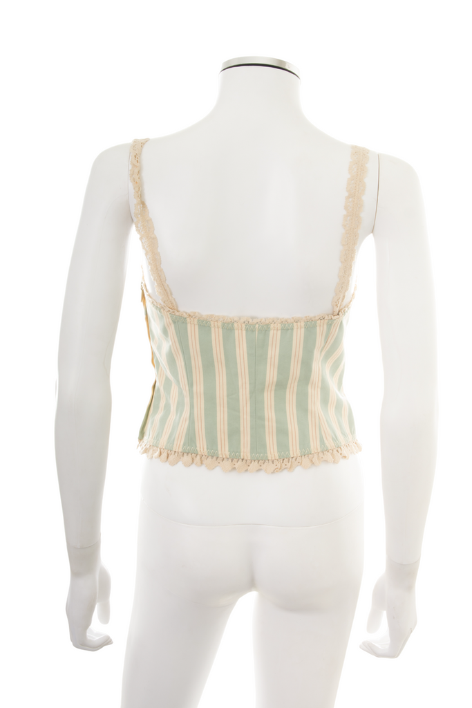 Moschino Stripe Top with Bow - irvrsbl