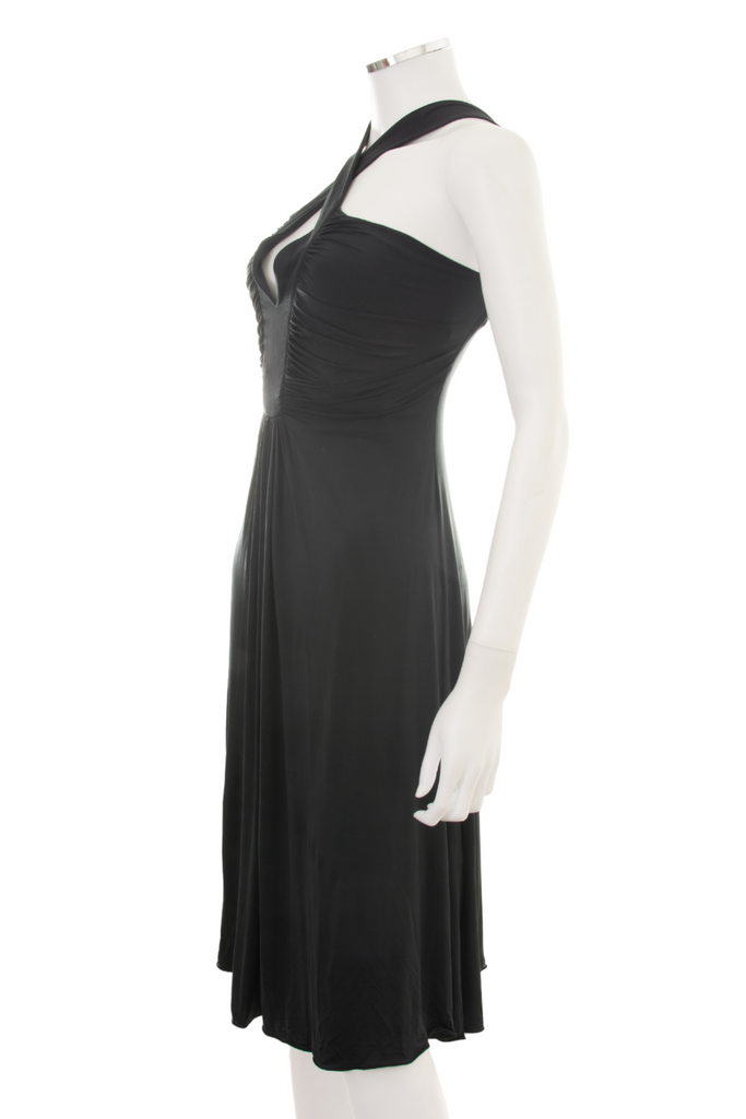 Giorgio Armani Draped Black Dress - irvrsbl